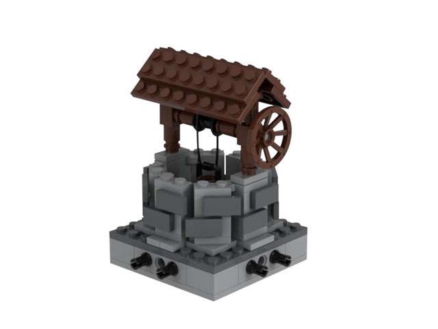 ZITIANYOUBUILD MOC-33504 Water Well Model 109 Pieces for Medieval Architecture Building Toys MOC