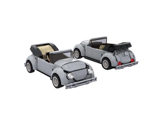 ZITIANYOUBUILD 7.9' Cabriolet Convertible like a Bug 8-wide Scale Model 344 Pieces MOC