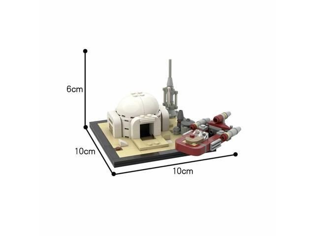 ZITIANYOUBUILD Protagonist's Hut and Speeder on Tatooine Model 178 Pieces MOC