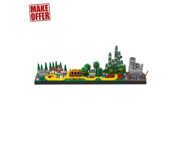 ZITIANYOUBUILD MOC-53107 Skyline Architecture Model with Emerald City and Scarecrow 382 Pieces MOC