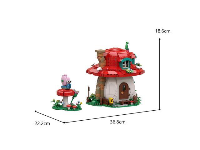 ZITIANYOUBUILD Mushroom House Model 1048 Pieces Building Kit for Kids and Adults MOC