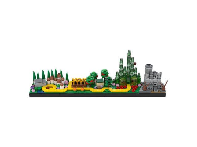 ZITIANYOUBUILD MOC-53107 Skyline Architecture Model with Emerald City and Scarecrow 382 Pieces MOC
