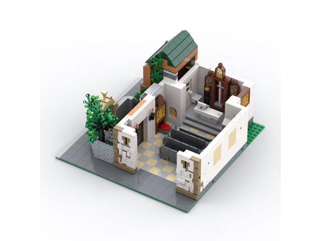 ZITIANYOUBUILD Small Medieval Church Model with Sacristy 3056 Pieces Building Toys MOC
