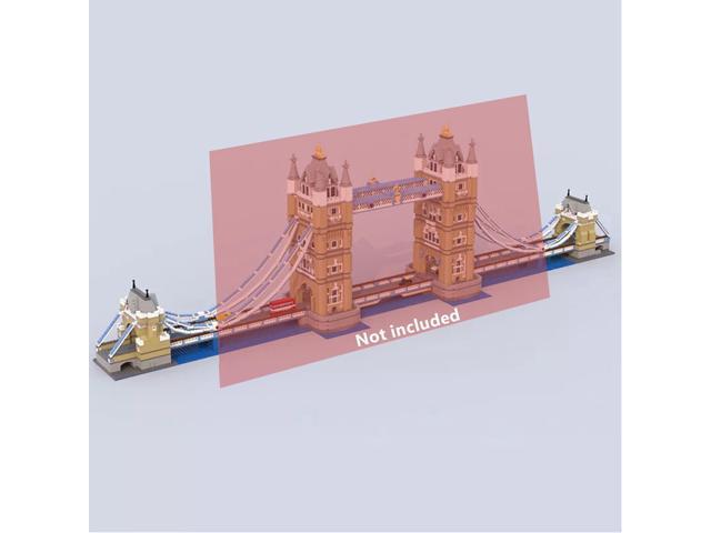 ZITIANYOUBUILD MOC-12269 Tower Bridge Extension Fit for 10214 Tower Bridge Building Toys Set MOC