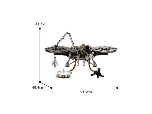 ZITIANYOUBUILD MOC-133543 Mars Lander with Robotic Arms for Research 2482 Pieces 1:9 Scale MOC