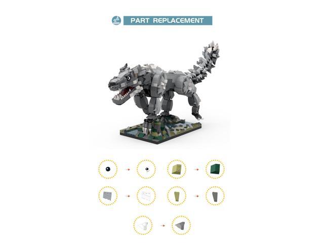 ZITIANYOUBUILD MOC-98876 Huge Wolf Creature Monster Form Model 1446 Pieces Building Toys Set MOC