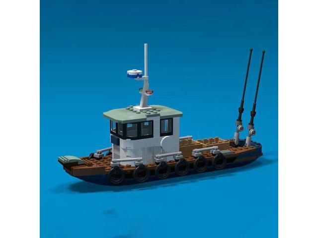 ZITIANYOUBUILD MOC-29137 A Small Fishing Boat Model Buiding Toys Set Creative Play 212 Pieces MOC
