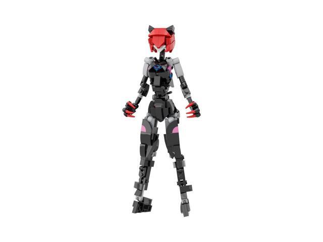 ZITIANYOUBUILD Micro Female Robot with Cat Ears Building Toys Set 231 Pieces MOC