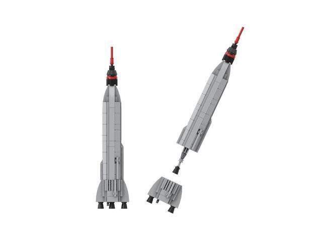 ZITIANYOUBUILD MOC-36530 Mercury Atlas 1:110 Scale Model 136 Pieces Building Blocks Toys Set MOC