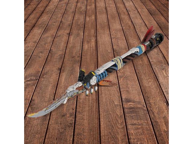 ZITIANYOUBUILD MOC-142400 1:1 Powerful Hi-tech Spear Melee Weapon from Video Game 3427 Pieces MOC