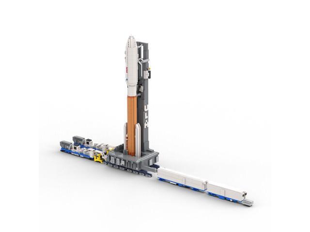 ZITIANYOUBUILD MOC-128611 Rocket with Launch Pad on Transport Trucks 3429 Pieces 1:110 Scale MOC