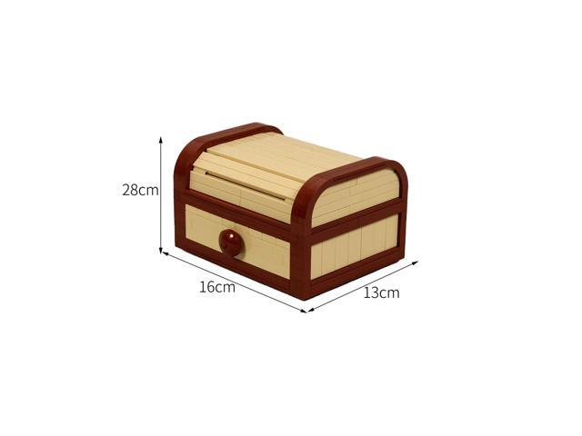 ZITIANYOUBUILD MOC-78298 Tambour Box Case / Storage Box Jewelry Box 552 Pieces Building Kit MOC