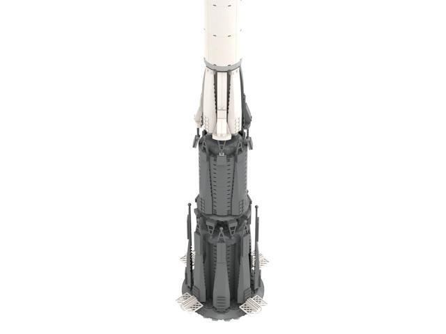 ZITIANYOUBUILD MOC-37172 N1 Rocket Outer Space Rocket Model 902 Pieces for Collection MOC