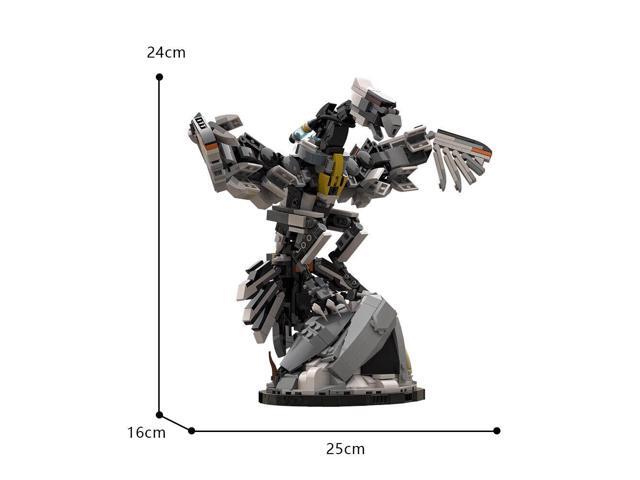 ZITIANYOUBUILD MOC-117996 The Stormbird Sculpture with Display Stand 951 Pieces from Game MOC