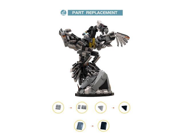 ZITIANYOUBUILD MOC-117996 The Stormbird Sculpture with Display Stand 951 Pieces from Game MOC