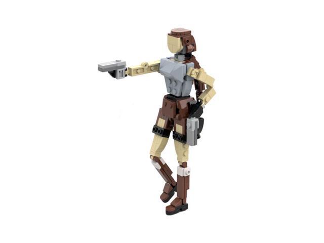 ZITIANYOUBUILD MOC-119244 Lara Croft the Famous Archaeologist from Tomb Raider with Articulated Head Arms and Legs 153 Pieces 100% Compatible...