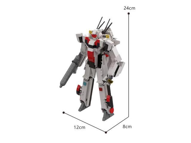 ZITIANYOUBUILD MOC-124574 VF-1 Mech Manned Mecha 484 Pieces from TV Animation Building Toys Set MOC