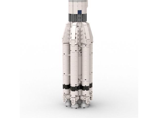 ZITIANYOUBUILD MOC-39838 M-Type Launch Vehicle Rocket Model 1:110 Saturn V Scale 794 Pieces MOC
