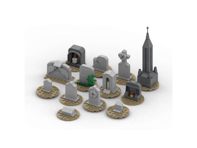 ZITIANYOUBUILD MOC-99491 13-in-1 Tombstones Set Model for Halloween Building Toys 232 Pieces MOC