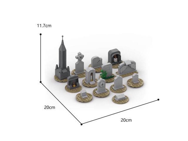 ZITIANYOUBUILD MOC-99491 13-in-1 Tombstones Set Model for Halloween Building Toys 232 Pieces MOC