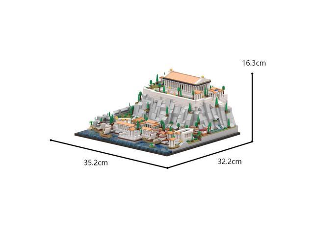 ZITIANYOUBUILD MOC-117805 Acropolis of Athens Ancient Citadel 1940 Pieces for Adults 100% Compatible with LEGO Brand New and High Quality