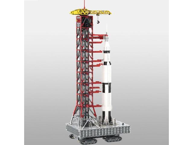 ZITIANYOUBUILD MOC-60088 Launch Tower Mk I with Motorized Crawler for Saturn V 21309 92176 MOC