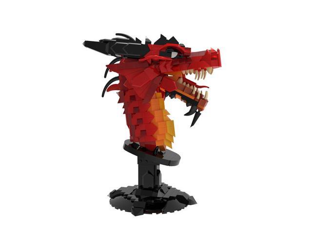 ZITIANYOUBUILD Chixiao Red Dragon Model Building Toys Set 762 Pieces for Kids MOC