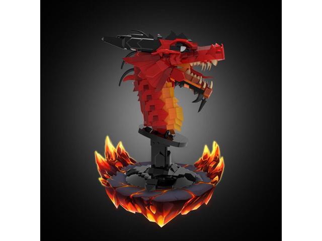 ZITIANYOUBUILD Chixiao Red Dragon Model Building Toys Set 762 Pieces for Kids MOC