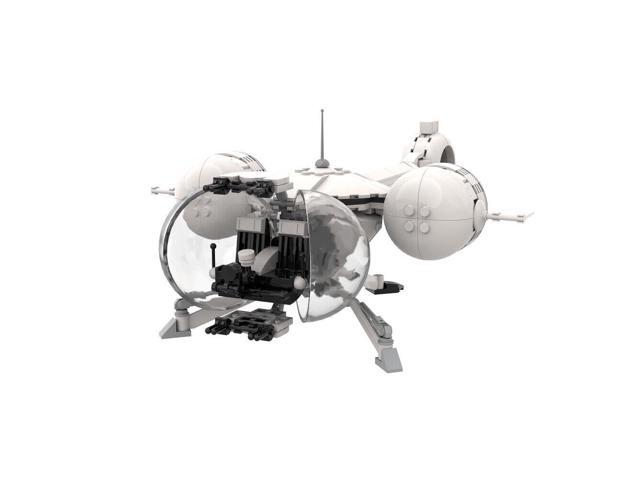 ZITIANYOUBUILD Ship / Helicopter Model with Marble-Shaped Cockpit 380 Pieces MOC