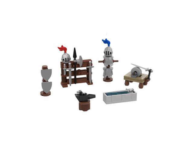ZITIANYOUBUILD MOC-117559 6-in-1 Blacksmith Accessories for Castle Theme Scene 90 Pieces MOC