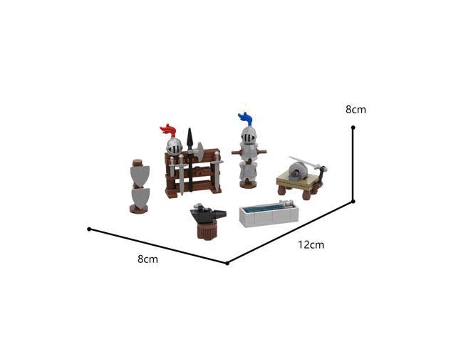 ZITIANYOUBUILD MOC-117559 6-in-1 Blacksmith Accessories for Castle Theme Scene 90 Pieces MOC