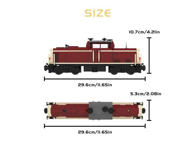ZITIANYOUBUILD MOC-35655 Cargo Locomotive Red Version 499 Pieces Building Toys Set MOC