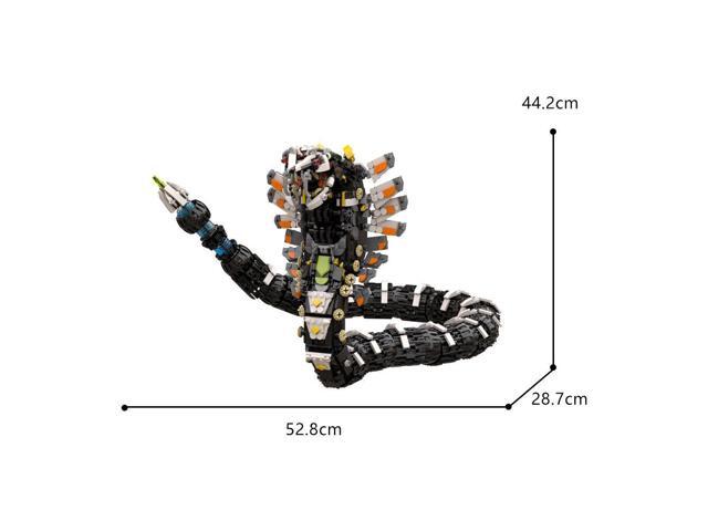 ZITIANYOUBUILD MOC-124102 Slitherfang Snake Monster Machine Model 1431 Pieces from Game MOC