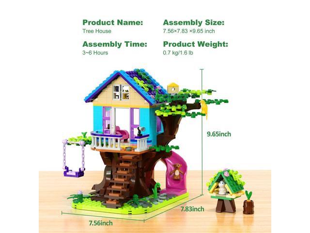 ZITIANYOUBUILD Modular Forest Hut with Original Box Paper Instructions 532 Pieces MOC