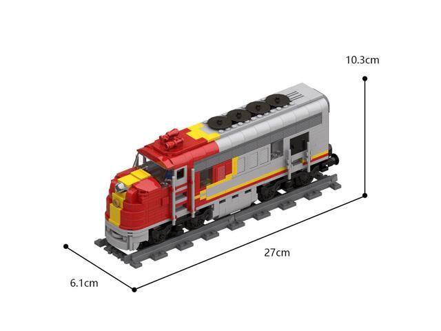 ZITIANYOUBUILD MOC-54251 Heavy Duty Passenger Locomotive Train Building Toys 570 Pieces MOC