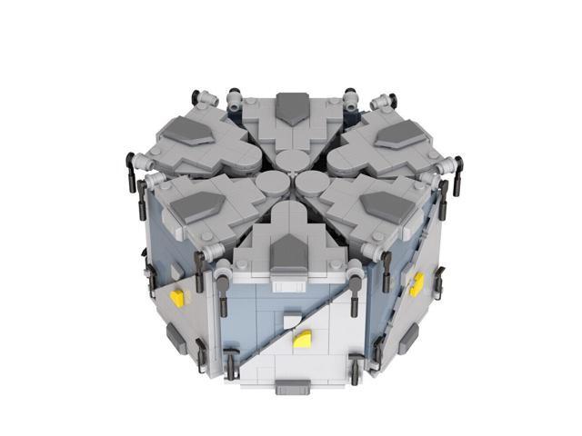 ZITIANYOUBUILD Medium-sized Transport Machine Model with Cauldron 1735 Pieces MOC
