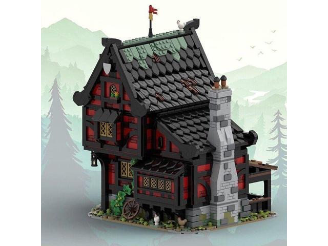 ZITIANYOUBUILD MOC-111710 Modular Medieval Inn Guest House Hotel with Interior 2927 Pieces MOC