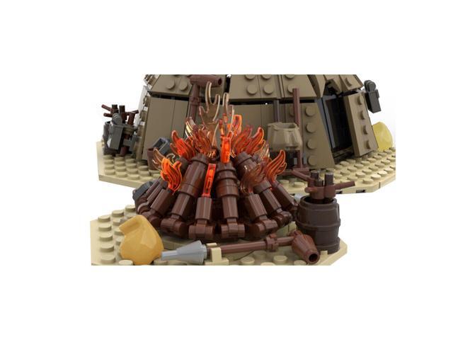 ZITIANYOUBUILD MOC-97196 Urtya Tent - Campfire/ Village on Tatooine Building Toys 560 Pieces MOC