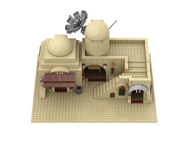 ZITIANYOUBUILD MOC-45639 Tatooine Double Building: Slums 636 Pieces from Film Building Toys MOC