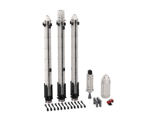 ZITIANYOUBUILD MOC-75766 Partially Reusable Super Heavy-lift Launch Vehicle 664 Pieces MOC