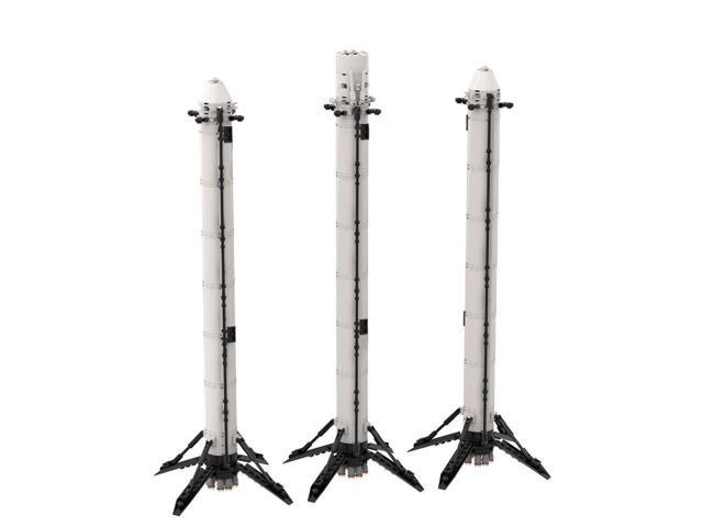 ZITIANYOUBUILD MOC-75766 Partially Reusable Super Heavy-lift Launch Vehicle 664 Pieces MOC