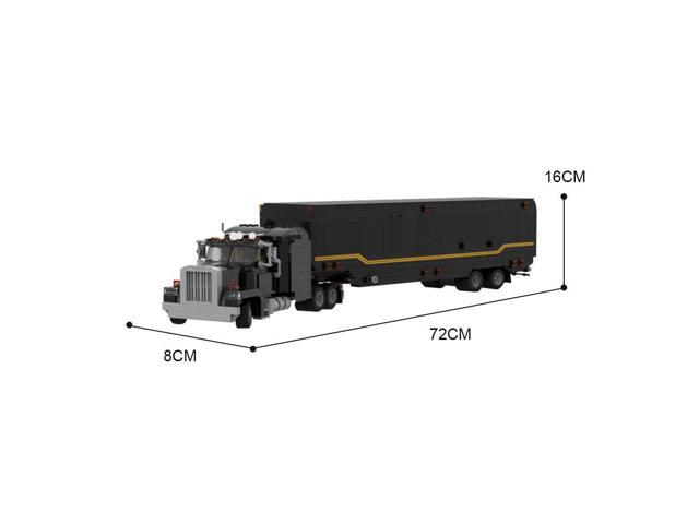 ZITIANYOUBUILD MOC-65400 Mobile Unit Semi Truck and Trailer from Movie 2081 Pieces MOC