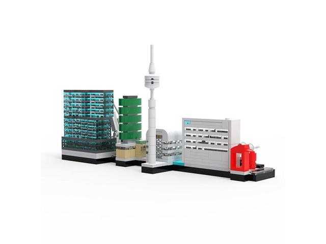 ZITIANYOUBUILD MOC-40926 Rotterdam Skyline Model with PDF Instructions Manual + 656 Pieces 100% Compatible with LEGO Brand New and High Quality