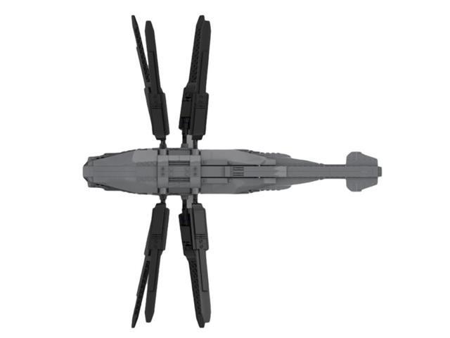 ZITIANYOUBUILD MOC-90108 Small Transport Vessel Ornithopter Model 744 Pieces Building Toys MOC