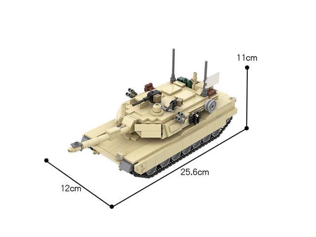 ZITIANYOUBUILD MOC-36237 A Minifig-scale Model Tank with Full Interior 972 Pieces Building Set MOC