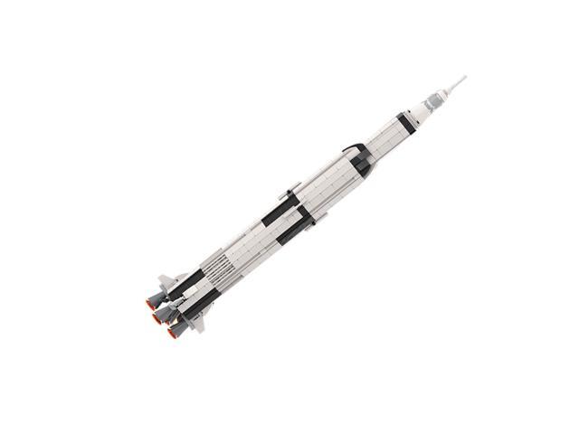 ZITIANYOUBUILD MOC-65002 Saturn V Space Rocket 1 220 Scale 555 Pieces 100% Compatible with LEGO Brand New and High Quality