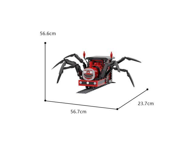 ZITIANYOUBUILD Spider Legs Train with Rails from Horror Game 1502 Pieces MOC