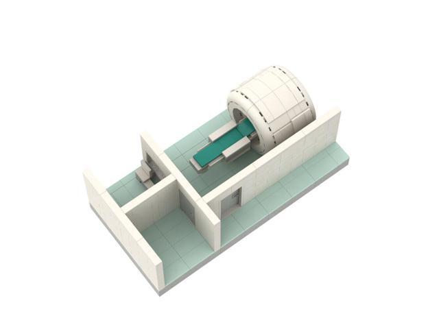 ZITIANYOUBUILD MOC-103049 MRI Scanner Model Educational Toys Building Toys 520 Pieces MOC