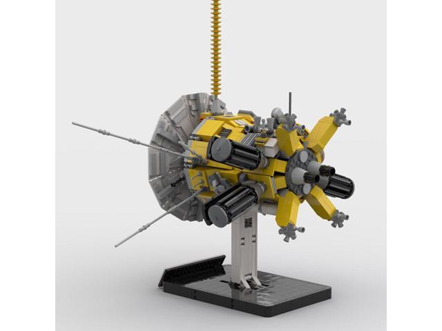 ZITIANYOUBUILD MOC-68234 NASA Saturn Detector Cassini Huygens Space Probe Model with Base 1:12 Scale 2096 Pieces MOC-68234