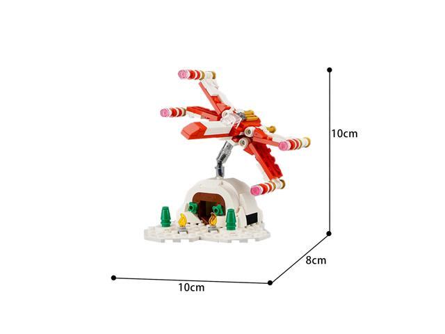 ZITIANYOUBUILD MOC-40692 Christmas Fighter Microscale Model Building Toys Set 207 Pieces MOC